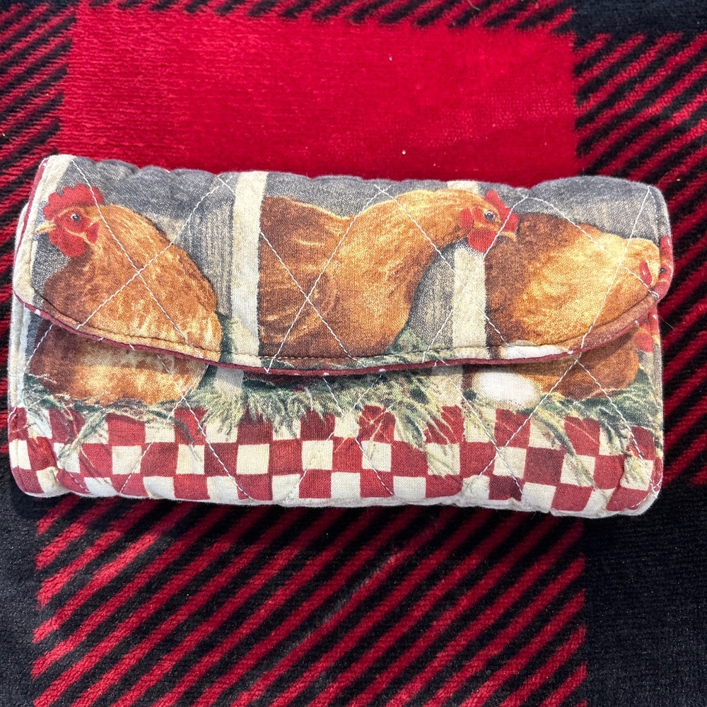 Handmade rooster wallet